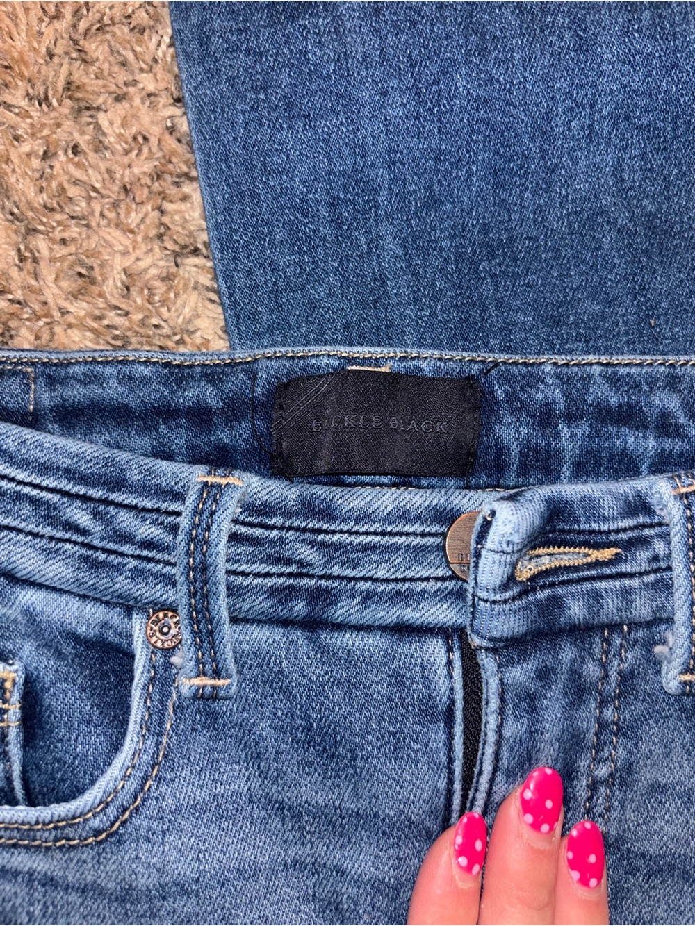 Buckle black High-Rise Flare Women's Jeans 26 x 34 - Picture 8 of 8